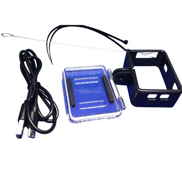 Camera 4K Ultra HD Action WiFi 40M Underwater Camera,All Attchmnts, Case, Manual - Picture 3 of 9